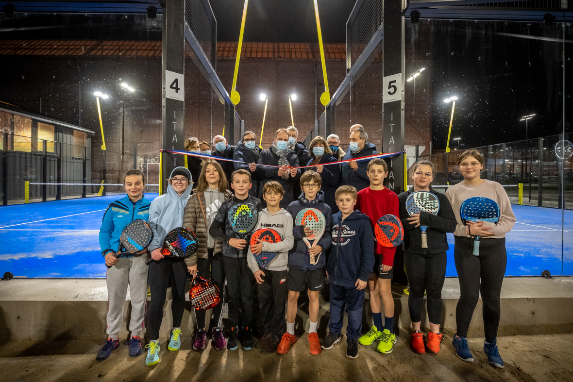 Les nouvelles infrastructures du club Tennis Squash Badminton Padel