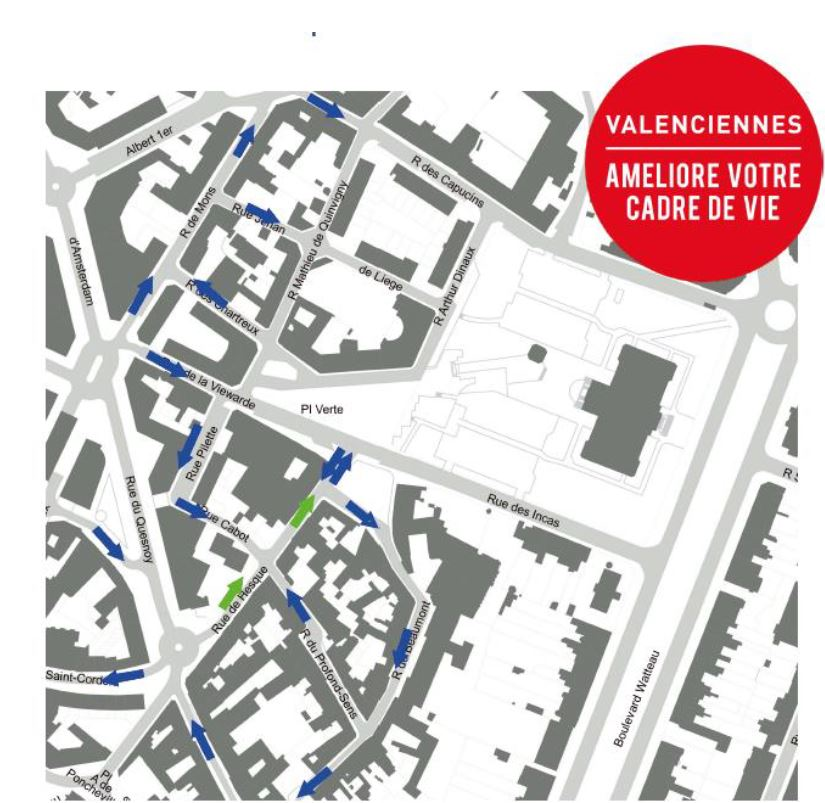 Modification du sens de circulation de la rue Hesques
