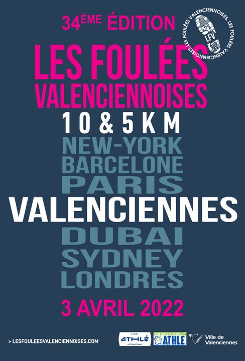 [🏃‍♀️🏃FOULEES🏃‍♀️🏃] Déjà plus de 1200 coureurs inscrits aux foulées valenciennoises ! 🥳
👉 Les inscriptions sont toujours ouvertes 🤩😉
ℹ Infos et inscriptions :
▶️ Le site de l’évènement : https://bit.ly/3J7oSA0
▶️ Inscription : https://bit.ly/3LcN3ik