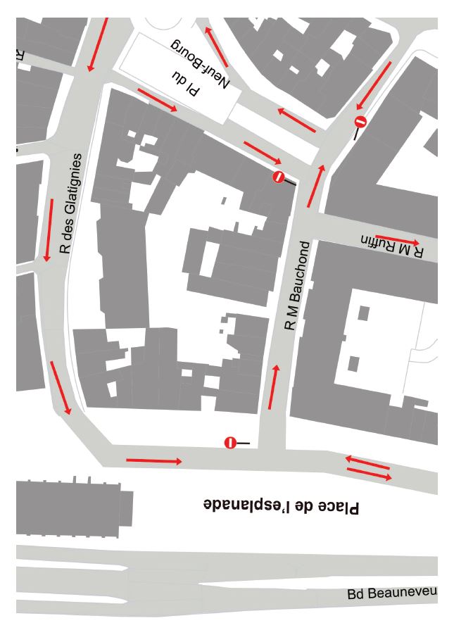 Modification de circulation rue Maurice Bauchond