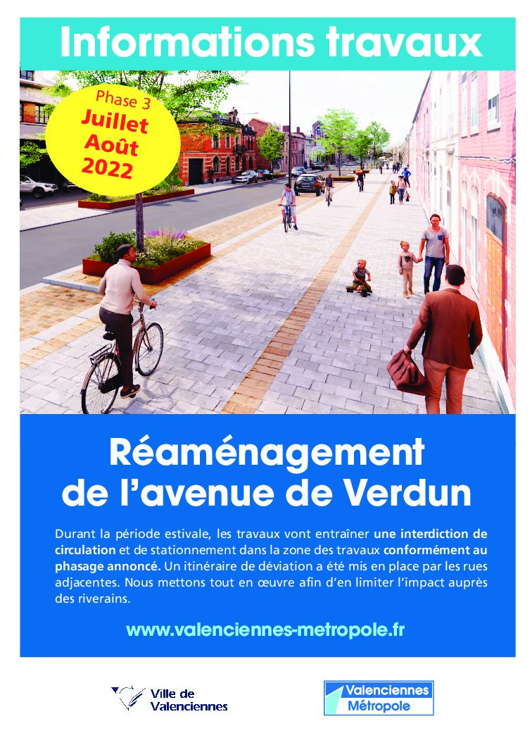 Phase 3 : réaménagement de l’avenue de Verdun