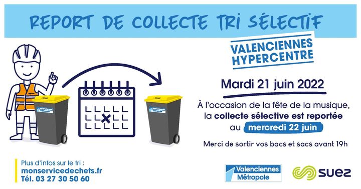 [INFOS ] report de collecte hypercentre  👇