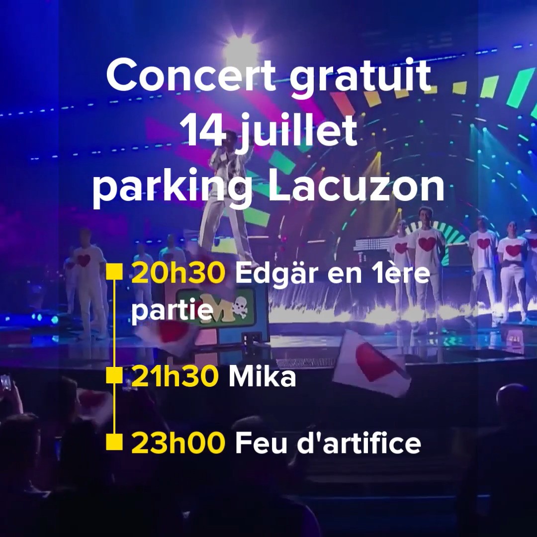 14 juillet : Mika et Edgär en concert gratuit !😮😍❤️

Le roi de la pop anglaise qui rempli les Arénas du monde entier, est attendu pour le concert événement gratuit de la fête nationale.

https://www.valenciennes.fr/mika-le-roi-de-la-pop-a-valenciennes/

#mika #concert #concertgratuit #14juillet #fetenationale #valenciennes_maville