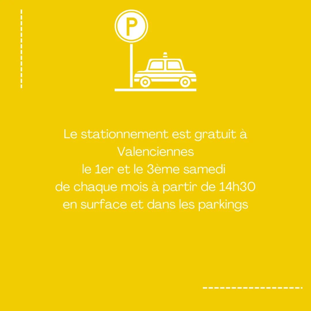 [ INFO VILLE ] Le soleil est là 🌞🤩 alors pourquoi ne pas venir faire un petit tour à Valenciennes !
Le stationnement est gratuit ce samedi après-midi

#stationnement #gratuit #valenciennes_maville #valenciennes #valenciennesmetropole #valenciennestourismeetcongres