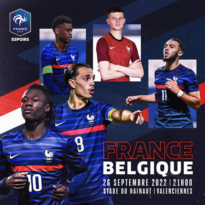 [⚽️INFOS⚽️] Lundi 26/09 le stade du Hainaut accueillera le match Espoirs France / Belgique 🇫🇷🇧🇪 
▶️ Pour assister au match RDV sur la billetterie en ligne 👉https://billetterie.fff.fr/fr/meeting/12189/france-belgique/stade-du-hainaut-valenciennes/26-09-2022/21h00?offer=12203
Allez les bleuets 🇫🇷 !
