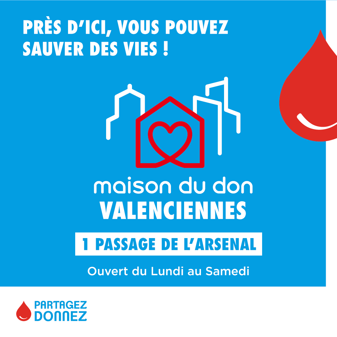 La maison du don de Valenciennes déménage !