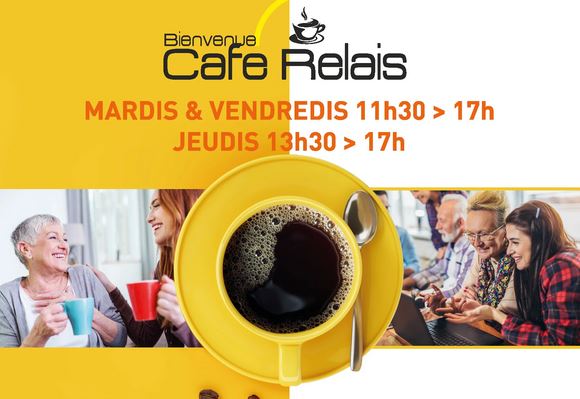 [☕️CAFE RELAIS☕️] C’est dans une ambiance chaleureuse et accueillante qu’une professionnelle du CCAS vous attend ! RDV à l’université polytechnique – Campus les Tertiales, rue des Cent-têtes.
▶️un lieu de rencontre, 
▶️un espace détente autour d’une boisson ou d’une petite brasserie (cafétéria),
▶️un espace d’information, de documentation & bibliothèque, 
▶️un espace numérique pour être accompagné dans vos démarches administratives & vous perfectionner.
Votre prochain RDV :
👉 Jeudi 20 octobre de 13h45 à 16h45 : temps jeux de société seniors/étudiants
+ d’infos 👉 https://www.valenciennes.fr/agenda/les-rendez-vous-du-cafe-relais/
