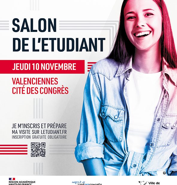[INFOS] Planifiez votre venue au salon de l’étudiant ! RDV jeudi 10 novembre !
N’oubliez pas de télécharger votre invitation sous forme de QR Code. Celle-ci est gratuite et obligatoire pour accéder au salon.
▶ Pour toute question, contactez les organisateurs à l’adresse 👉 promosalons@letudiant.fr
ℹ Nouveauté ! L’application « Salon l’Etudiant » est disponible gratuitement sur les stores (Apple & Android). Une fois inscrits, téléchargez-la sans plus tarder. Elle vous permet de retrouver le contenu complet du salon sur votre mobile, et votre QR code pour entrer au salon le jour J.