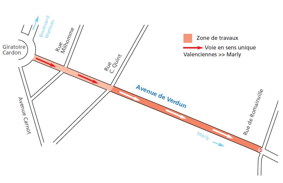 Réaménagement de l’avenue de Verdun