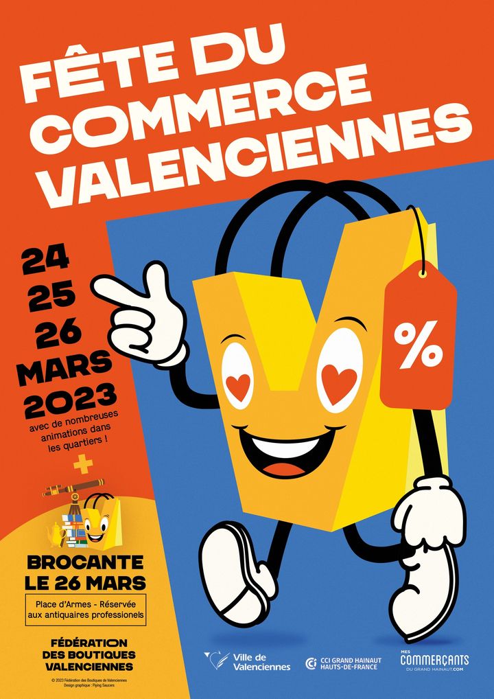 [FETE DU COMMERCE] RDV à Valenciennes les vendredi 24, samedi 25 et dimanche 26 mars.
👉C’est l’occasion pour votre commerçant de proximité de pratiquer des prix cassés, de vider les stocks, c’est la fête des bonnes affaires, c’est la fête du Commerce 🥳
👉Dimanche 26 mars, la brocante-antiquités réservée aux professionnels est de retour sur la place d’Armes🤩
🆕Dimanche 26 mars, une course de garçon(ne)s de café ☕️aura lieu au départ de l’Arsenal à 16h, suivie d’un concert place Saint Nicolas

#commercedeproximite #boutiquesdevalenciennes #brocante #antiquités