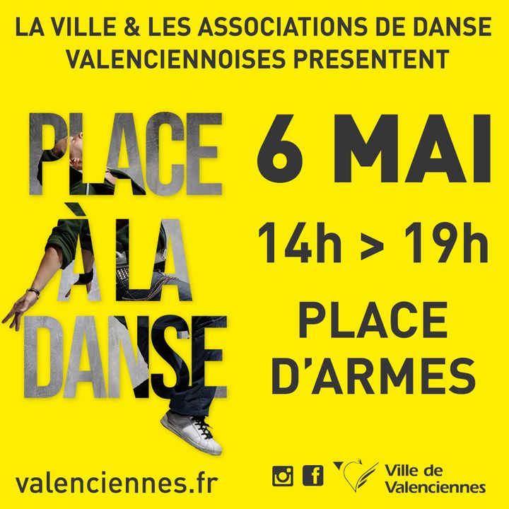 Vous attendiez tous son retour… RDV samedi 6 mai, dès 14h sur la place d’Armes pour la nouvelle édition de « Place à la danse »  !
▶️ Au programme 👉 démonstration de nombreuses danses avec les associations de danse valenciennoises !
+ d’infos 👉 https://www.valenciennes.fr/agenda/place-a-la-danse-2/
VA School, Back to the Flow  Forró Valenciennes  Yanapanaku Danse Club Passion Inspiration Kizomba MC Latino  Valdanse