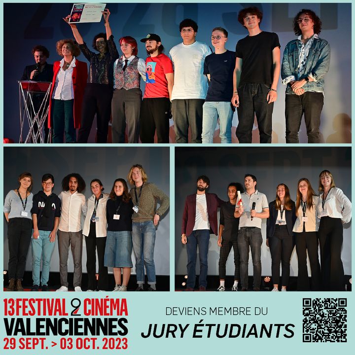 [🎬 Festival 2 Cinéma de Valenciennes 🎬] Tu es étudiant, tu es cinéphile et tu aimerais vivre le 13e Festival 2 Cinéma de Valenciennes de l’intérieur ? Alors deviens membre du Jury Étudiants Compétition Fictions ou Documentaires ! 
▶️ Une seule condition 👉 voir tous les films de la sélection concernée par ton Jury.
ℹ️ Pour t’inscrire, scanne le QR code ci-dessous ou clic sur le lien 👉https://festival2valenciennes.fr/deviens-membre-jury-etudiants/