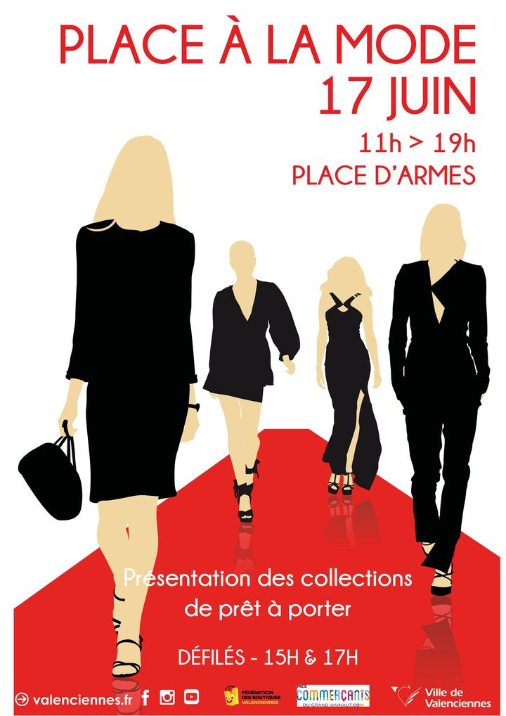 [👠👗PLACE A LA MODE👠👗] Venez profiter de la place d’Armes ce samedi 17 juin pour la 1ère édition de place à la mode 🤩👠👗
👉Vous découvrirez les collections de prêt-à-porter et accessoires des commerçants valenciennois et apprécierez les défilés tout en profitant des terrasses de cafés et restaurants, dont certains proposeront un menu spécial pour l’occasion.
👉Défilés à 15h et 17h avec un final spécial robes de mariée
👉On vous attend nombreux 🤩
📆 samedi 17 juin – 11h>19h – place d’Armes
+d’infos sur le lien de l’événement : https://fb.me/e/TprzMgY3

Claudie Pierlot Valenciennes Catimini Valenciennes One Step Valenciennes Emotion Valenciennes Ottana Sur le trottoir d’en face Showroom Nadéra Cymbeline Valenciennes Les petites merveilles By Cath Le BAR A STYLE Cutie Le Dressing D’Alex Valenciennes les pépites en vogue K by Kookai Valenciennes La petite robe blanche Les Pulpeuses Les Trésors de Léa Valenciennes L’Atelier Tendances Georges Paul Valenciennes – Officiel The White Shop Cléanne Valenciennes Kids around Valenciennes Mila magasin Juste un Baiser Valenciennes SCUSA #boutiquesvalenciennes #federationducommerce