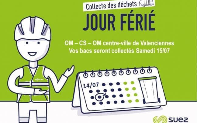 ‼️14 Juillet – 𝗥𝗲𝗽𝗼𝗿𝘁 𝗱𝗲 𝗹𝗮 𝗰𝗼𝗹𝗹𝗲𝗰𝘁𝗲 𝗱𝗲𝘀 𝗼𝗿𝗱𝘂𝗿𝗲𝘀 𝗺é𝗻𝗮𝗴è𝗿𝗲𝘀 𝗲𝗻 𝗰𝗲𝗻𝘁𝗿𝗲-𝘃𝗶𝗹𝗹𝗲 𝗲𝘁 𝗱𝗲𝘀 𝗰𝗮𝗿𝘁𝗼𝗻𝘀 ‼️

♻️La collecte des ordures ménagères 
en centre-ville prévue ce vendredi 14 juillet est reportée au 𝘀𝗮𝗺𝗲𝗱𝗶 𝟭𝟱 𝗷𝘂𝗶𝗹𝗹𝗲𝘁 𝟮𝟬𝟮𝟯.

📦 𝘼𝙫𝙞𝙨 𝙖𝙪𝙭 𝙘𝙤𝙢𝙢𝙚𝙧ç𝙖𝙣𝙩𝙨 :⚠️
Les cartons seront collectés ce 𝗷𝗲𝘂𝗱𝗶 𝟭𝟯 𝗷𝘂𝗶𝗹𝗹𝗲𝘁 à 𝗽𝗮𝗿𝘁𝗶𝗿 𝗱𝗲 1⃣1⃣𝗵𝗲𝘂𝗿𝗲𝘀 (et non le 14 juillet)