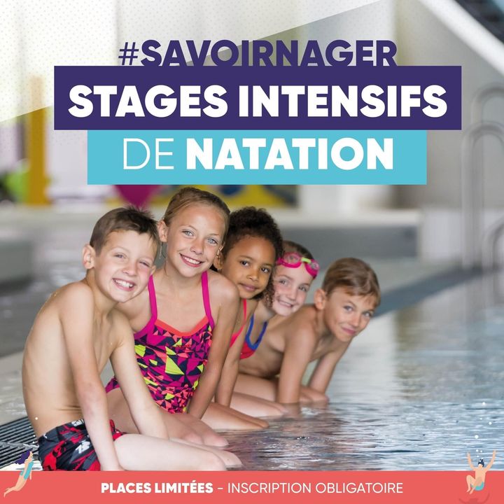 [INFO] Le Centre aquatique Nungesser organise des stages de natation pour les enfants à partir de 5 ans pendant les vacances d’été. 🏊‍♂️
👉 Chaque semaine jusqu’au vendredi 1er septembre.
👉 Un stage de 5 séances sur une semaine, du lundi au vendredi matin.
Test de niveau obligatoire (sans réservation), renseignements (tarif, organisation,…) directement à l’accueil du Centre aquatique Nungesser 
#savoirnager