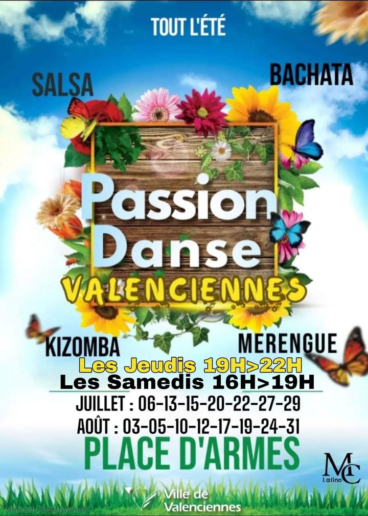 [💃🕺RDV💃🕺] MC Latino  vous donne RDV de 16h à 19h sur la place d’Armes. Ambiance latino garantie 🤩😎
On vous attend nombreux pour enflammer la place 💃🕺😉