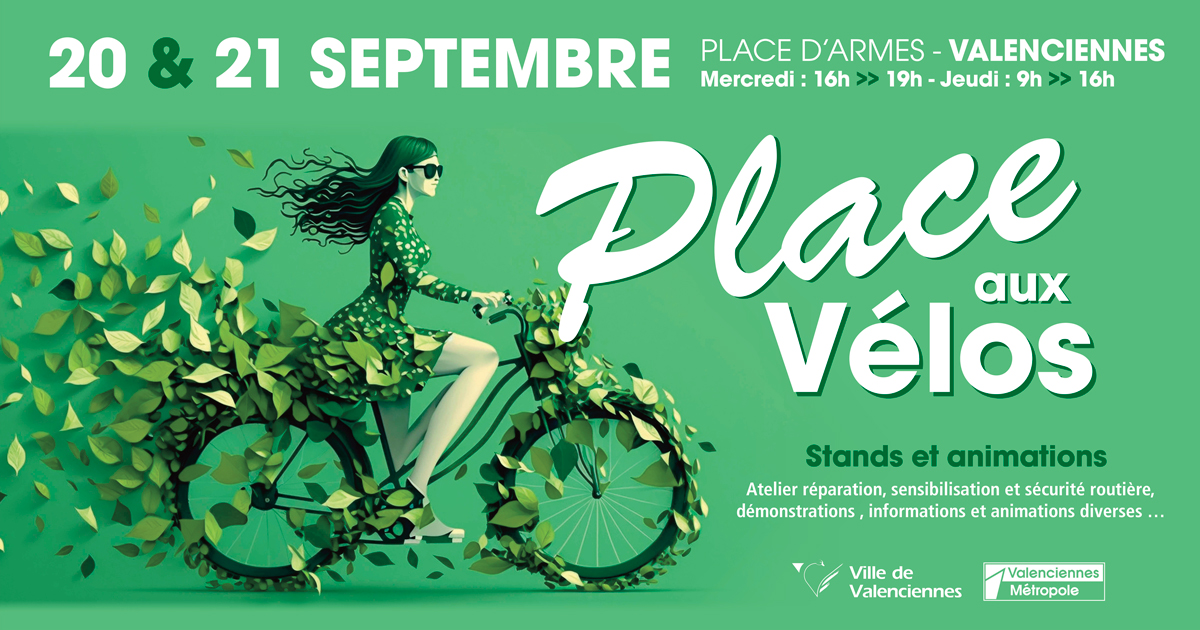 [JOUR J] Votre RDV « Place aux vélos » commence dès aujourd’hui à 16h sur la place d’Armes🚲
👉En préparation du #Vélotour prévu ce dimanche 24 septembre, cet évènement vous permettra durant 2 jours de participer à des ateliers de sensibilisation et de réparation, des stands de démonstration et de ventes, divers animations et jeux sont au programme 😉