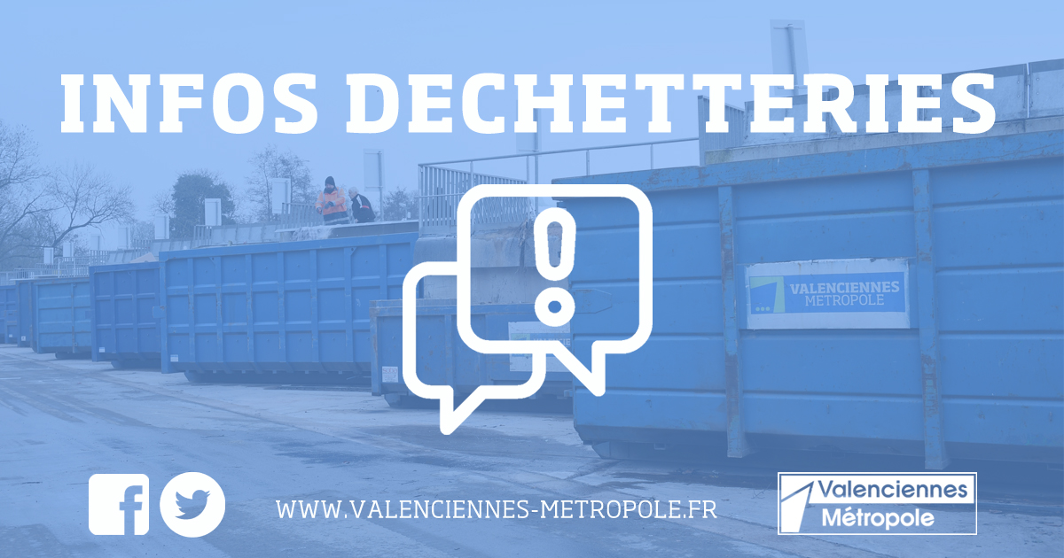 Fermeture des déchetteries le 11 novembre 2023