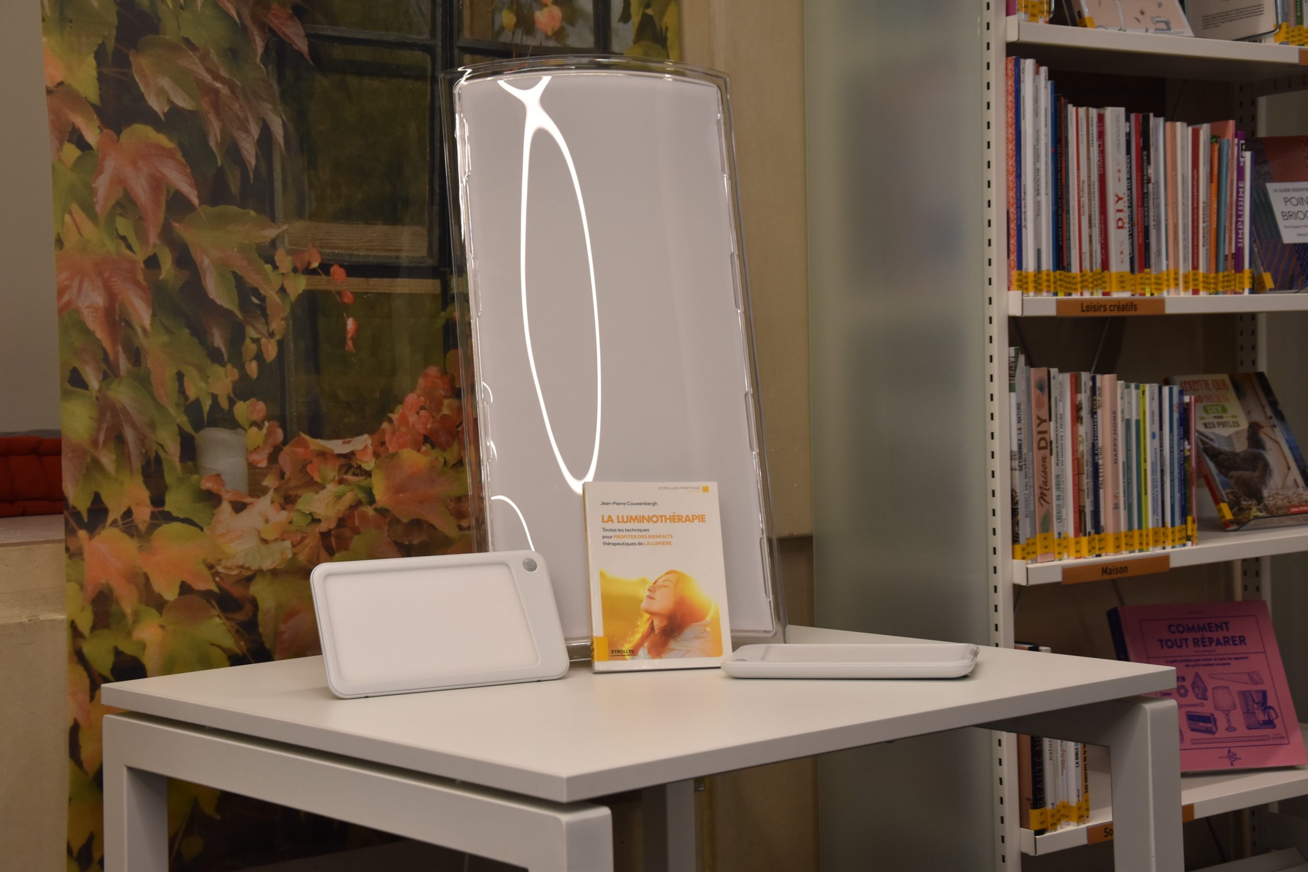 La médiathèque Simone Veil prête des lampes de luminothérapie à ses abonnés