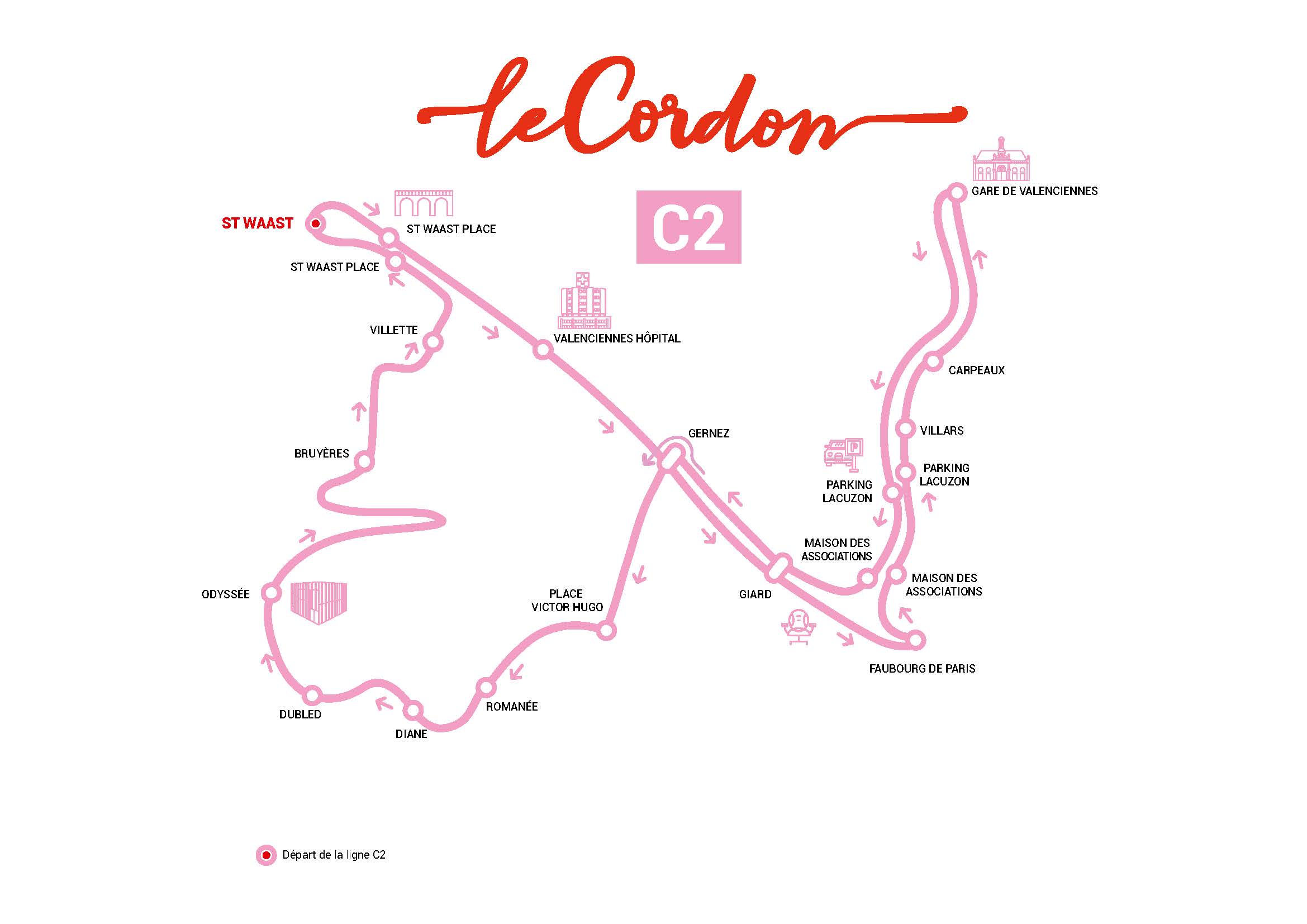 Modifications lignes 2 et C2 suite aux travaux de l’entrée Nord