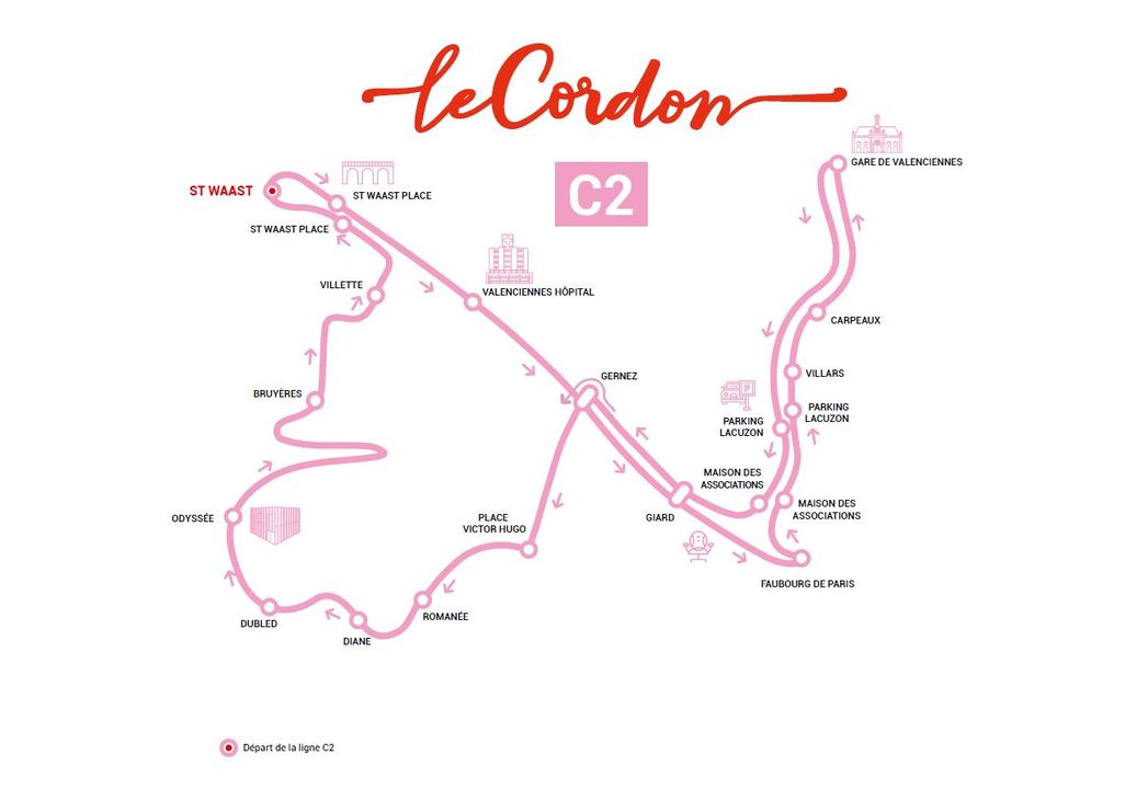 [INFO Transvilles] La rue Lomprez et le giratoire sont en travaux ce qui engendre une modification des itinéraires des lignes 2 et Cordon 2  
🟥Pour connaitre le détail 👉https://www.transvilles.com/actualites/modifications-lignes-2-et-c2/