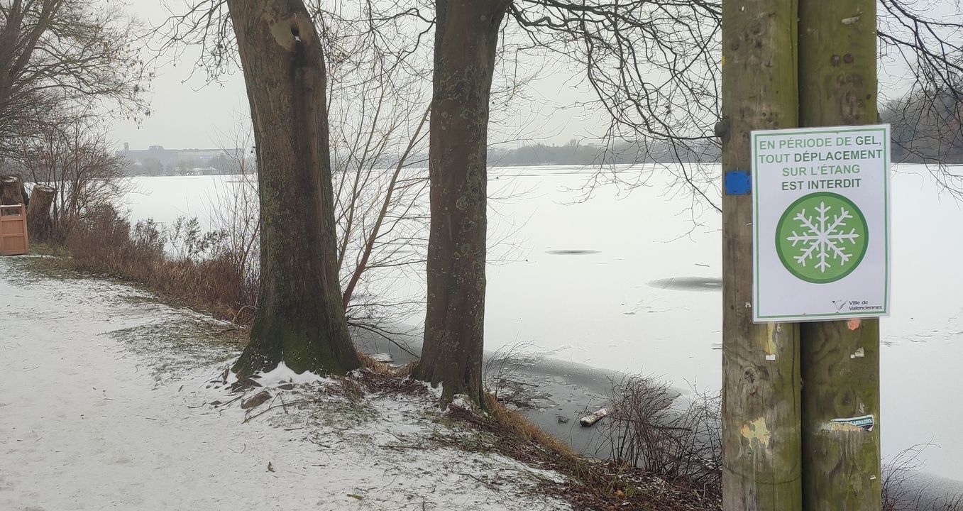 [🌨INFOS🌨] Les conditions météorologiques ont entrainé une gelée superficielle de l’étang du Vignoble. 
❗️Pour votre sécurité nous vous rappelons que tout déplacement sur l’étang est interdit⛔️.
Merci de votre vigilance🙏