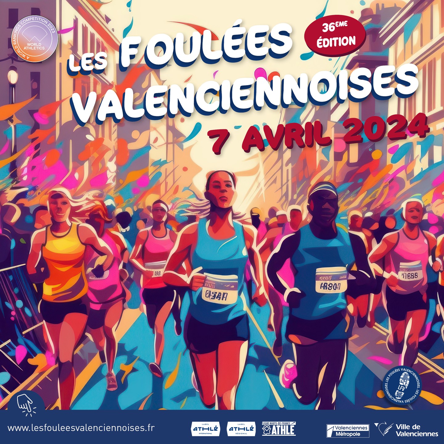 La 36ème édition des Foulées Valenciennoises se déroule le 7 avril 2024. 

Ne manquez pas ce rendez-vous sportif ! Inscrivez-vous dès maintenant en scannant le QR Code
Toutes les informations sur le site : https://lesfouleesvalenciennoises.fr/

#competition #sport #foulées #fouleesvalenciennoises #depassementdesoi