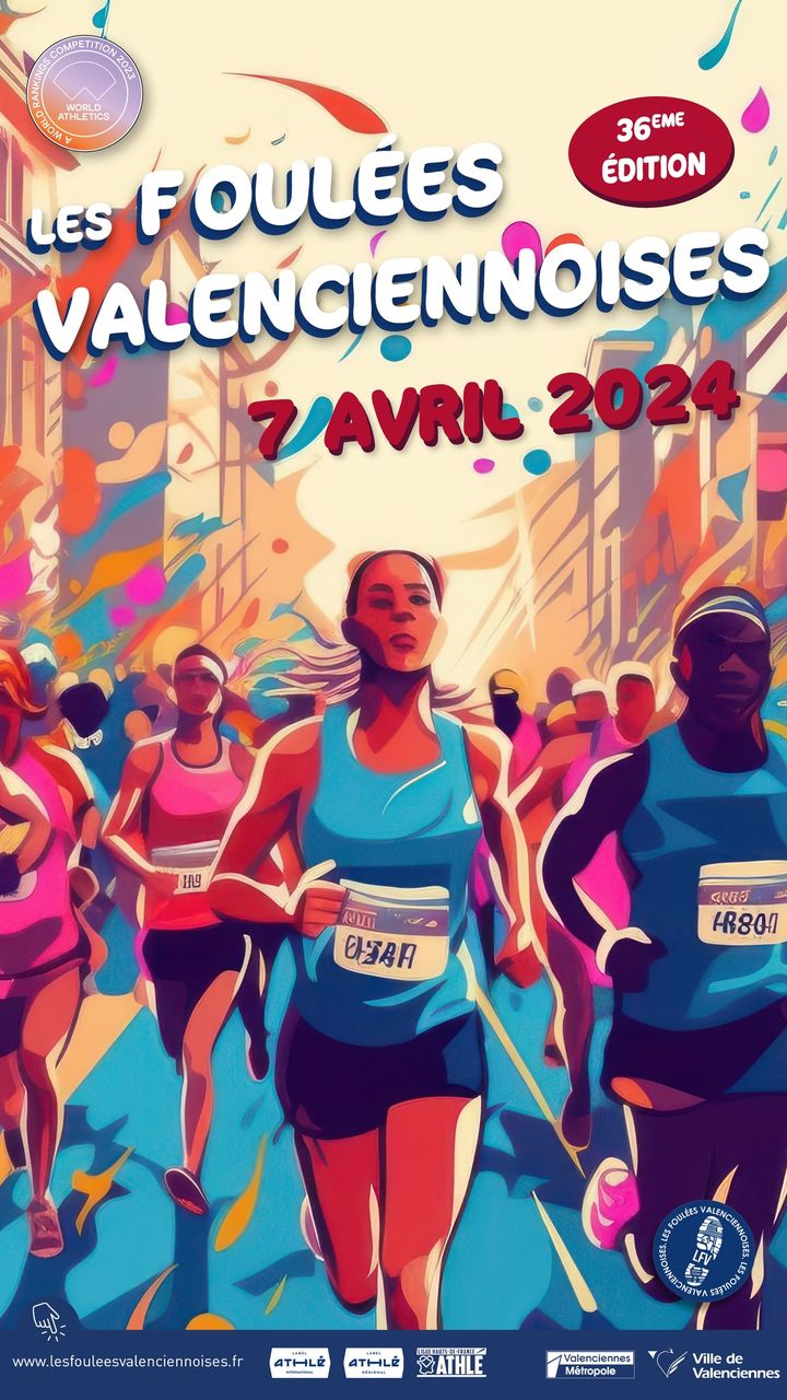 🤩[🏃Les Foulées Valenciennoises 🏃] A vos agendas, RDV le 7 avril pour participer aux Foulées Valenciennoises édition 2024 🏃👟👟 inscrivez-vous dès maintenant 👉 https://bit.ly/3S83v8X
👟Au programme : 
👉le 10 km Label International, 
👉le 5 km, 
👉les courses de 2 km pour les enfants,
👉le parcours de randonnée et la marche nordique,
👉Les Foulées Santé, 
👟Les inscriptions sont ouvertes, alors GO GO GO🤩