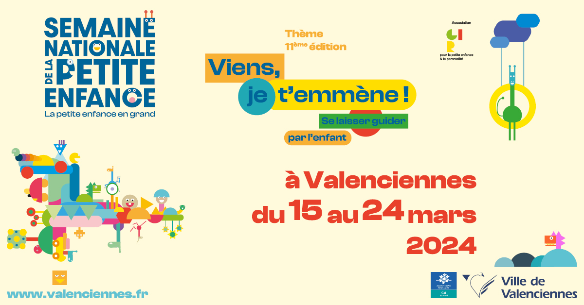 [ #semainenationaledelapetiteenfance ] Demain, plusieurs temps vous sont offerts :
▶ de 9h à 11h30, venez à la découverte de « Parenfantines », lieu d’accueil parents/enfants – RDV à la maison de quartier centre-ville, un temps convivial de jeux variés et d’échanges autour d’un café vous sera proposé.

▶ de 14h à 15h30, RDV pour un atelier cocooning à la maison de quartier centre-ville. Cet atelier a pour but de favoriser le répit parental, de prendre du temps pour soi. C’est un temps où l’on peut se confier, trouver des solutions auprès d’amis, du soutien et de l’écoute.

👉La programmation complète de la #semainenationaledelapetiteenfance 👉https://www.calameo.com/ville…/read/005386621dfd8f2aad7ad
