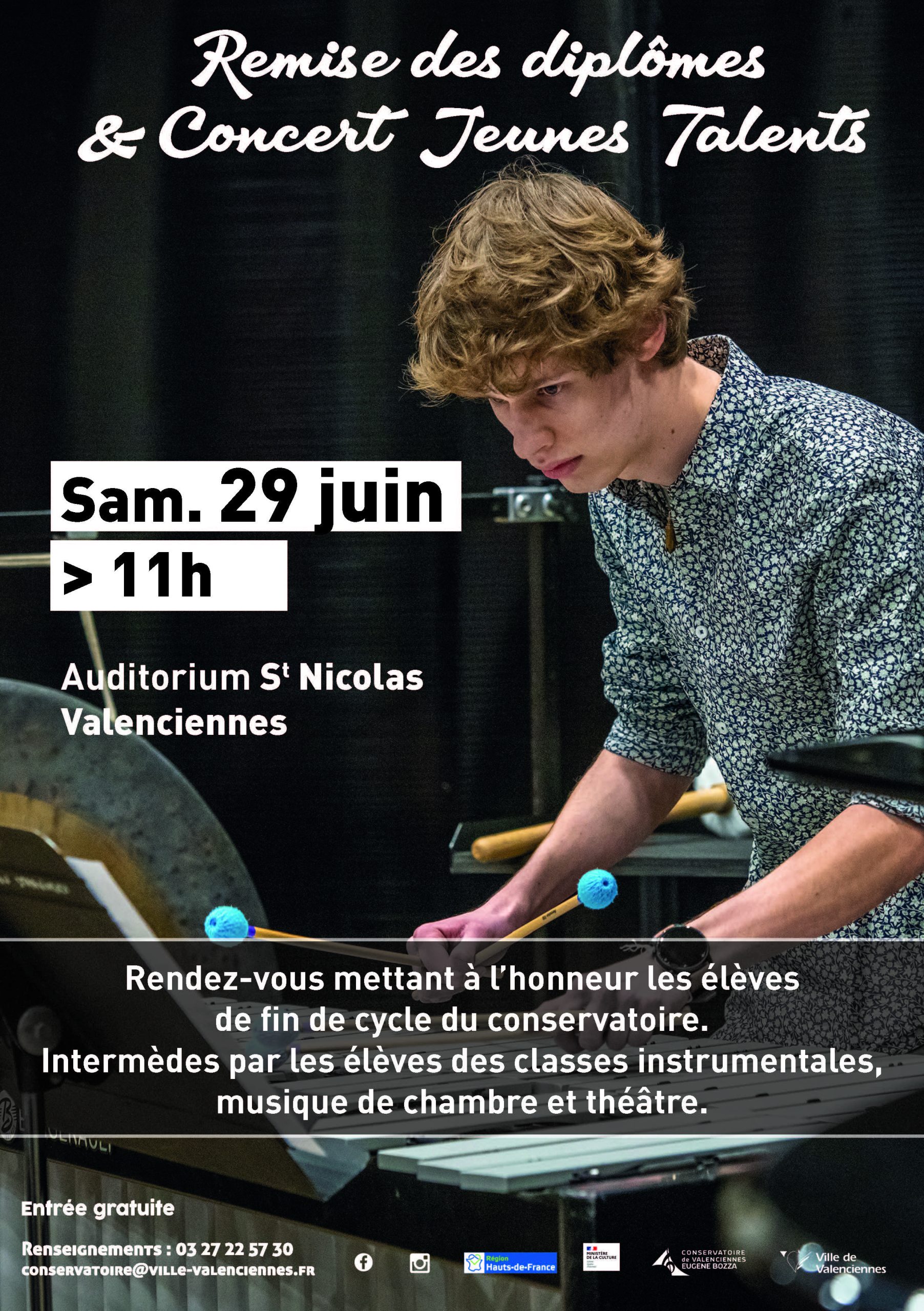 Remise des diplômes et concert jeunes talents
