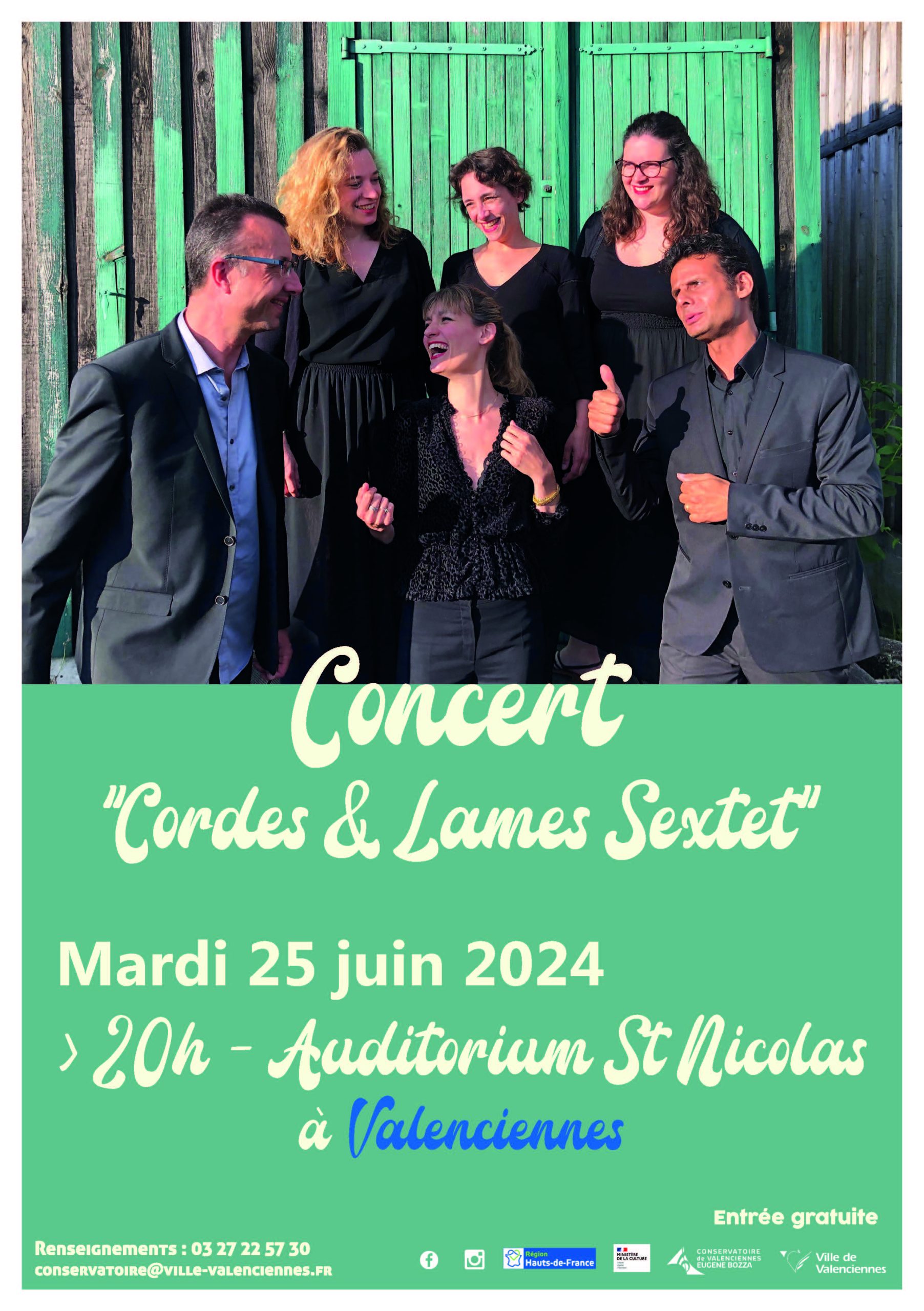 Concert « Cordes & lames Sextet »