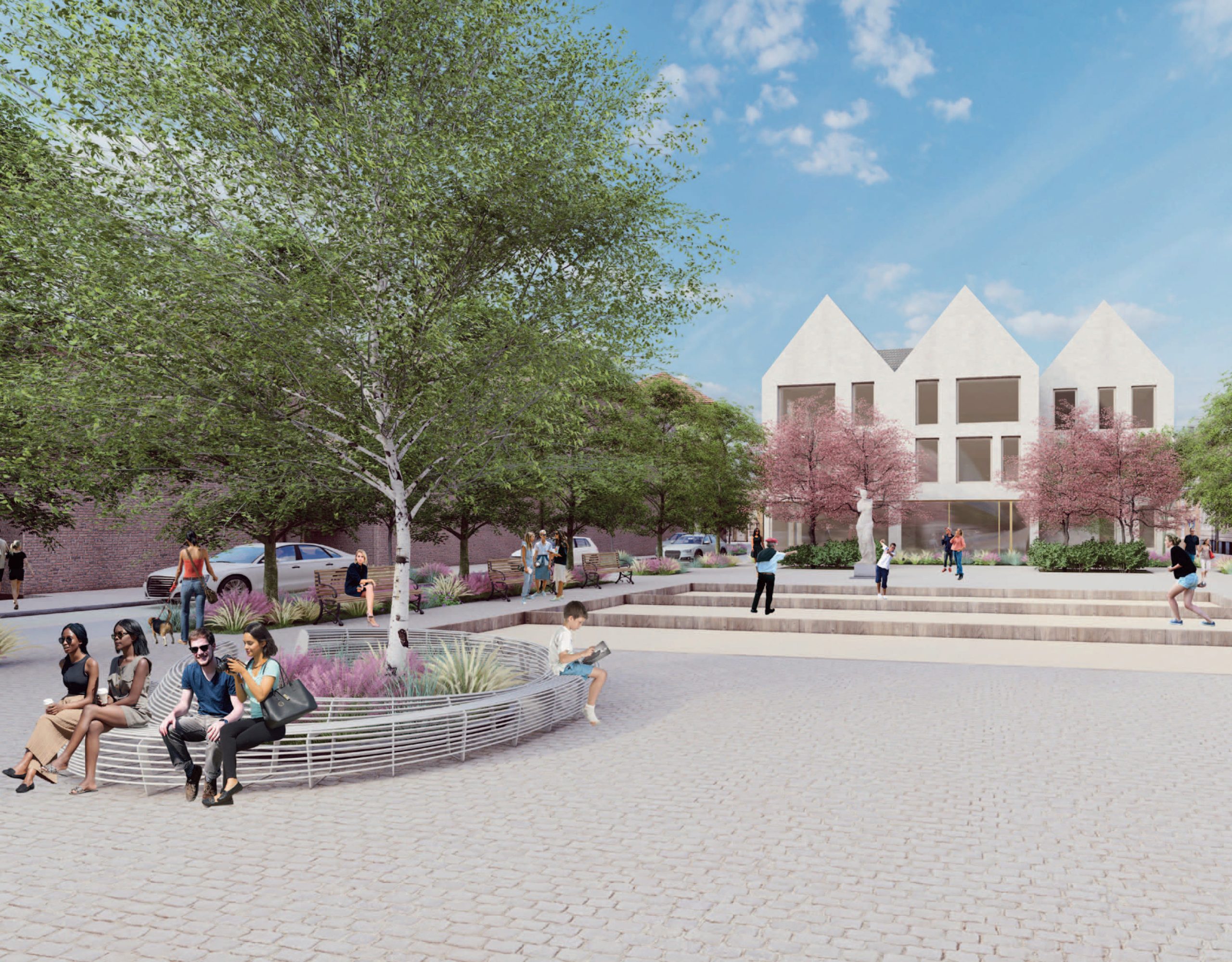 Phase 2 : Requalification de la place de la Barre