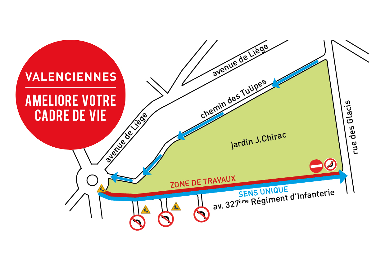 Avenue du 327e RI : Aménagement des espaces publics