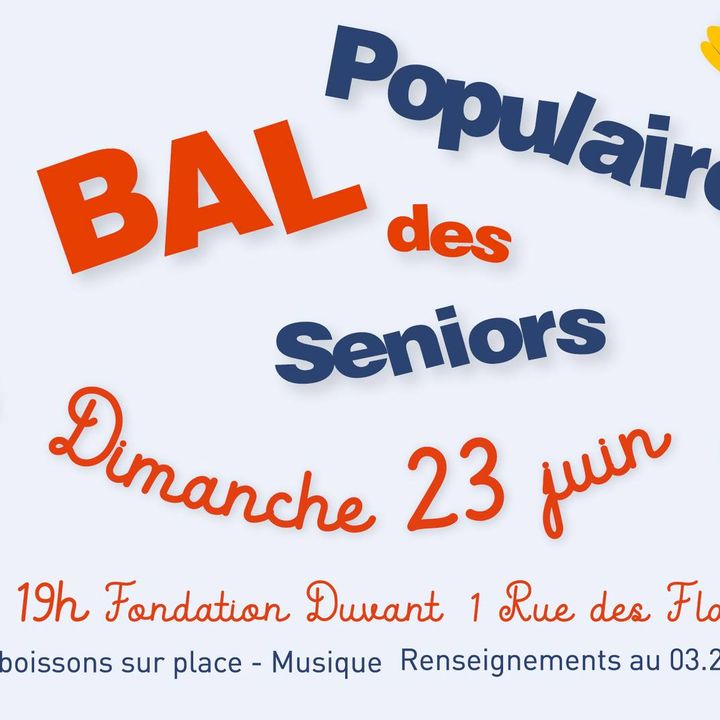 [🎼RDV💃🕺] C’est le bal populaire ! Venez passer un moment convivial ce dimanche 23 juin dans les jardins de la Fondation Duvant 🤩 (ou dans le salon si les conditions météorologiques sont mauvaises) !

Au programme 👉 Animation musicale ouverte à tous, avec goûter et boissons offerts sur place.
ℹ 𝐷𝑎𝑛𝑠 𝑙𝑎 𝑙𝑖𝑚𝑖𝑡𝑒 𝑑𝑒𝑠 𝑝𝑙𝑎𝑐𝑒𝑠 𝑑𝑖𝑠𝑝𝑜𝑛𝑖𝑏𝑙𝑒𝑠 – 𝑠𝑖 𝑙𝑒 𝑏𝑎𝑙 𝑠𝑒 𝑑𝑒́𝑟𝑜𝑢𝑙𝑒 𝑒𝑛 𝑖𝑛𝑡𝑒́𝑟𝑖𝑒𝑢𝑟, 𝑙𝑎 𝑐𝑎𝑝𝑎𝑐𝑖𝑡𝑒́ 𝑠𝑒𝑟𝑎 𝑙𝑖𝑚𝑖𝑡𝑒́𝑒 𝑎̀ 100 𝑝𝑒𝑟𝑠𝑜𝑛𝑛𝑒𝑠.
𝑅𝑒𝑛𝑠𝑒𝑖𝑔𝑛𝑒𝑚𝑒𝑛𝑡𝑠 𝑎𝑢𝑝𝑟𝑒̀𝑠 𝑑𝑒 𝑙𝑎 𝐹𝑜𝑛𝑑𝑎𝑡𝑖𝑜𝑛 𝐷𝑢𝑣𝑎𝑛𝑡 𝑎𝑢 03 27 46 73 41