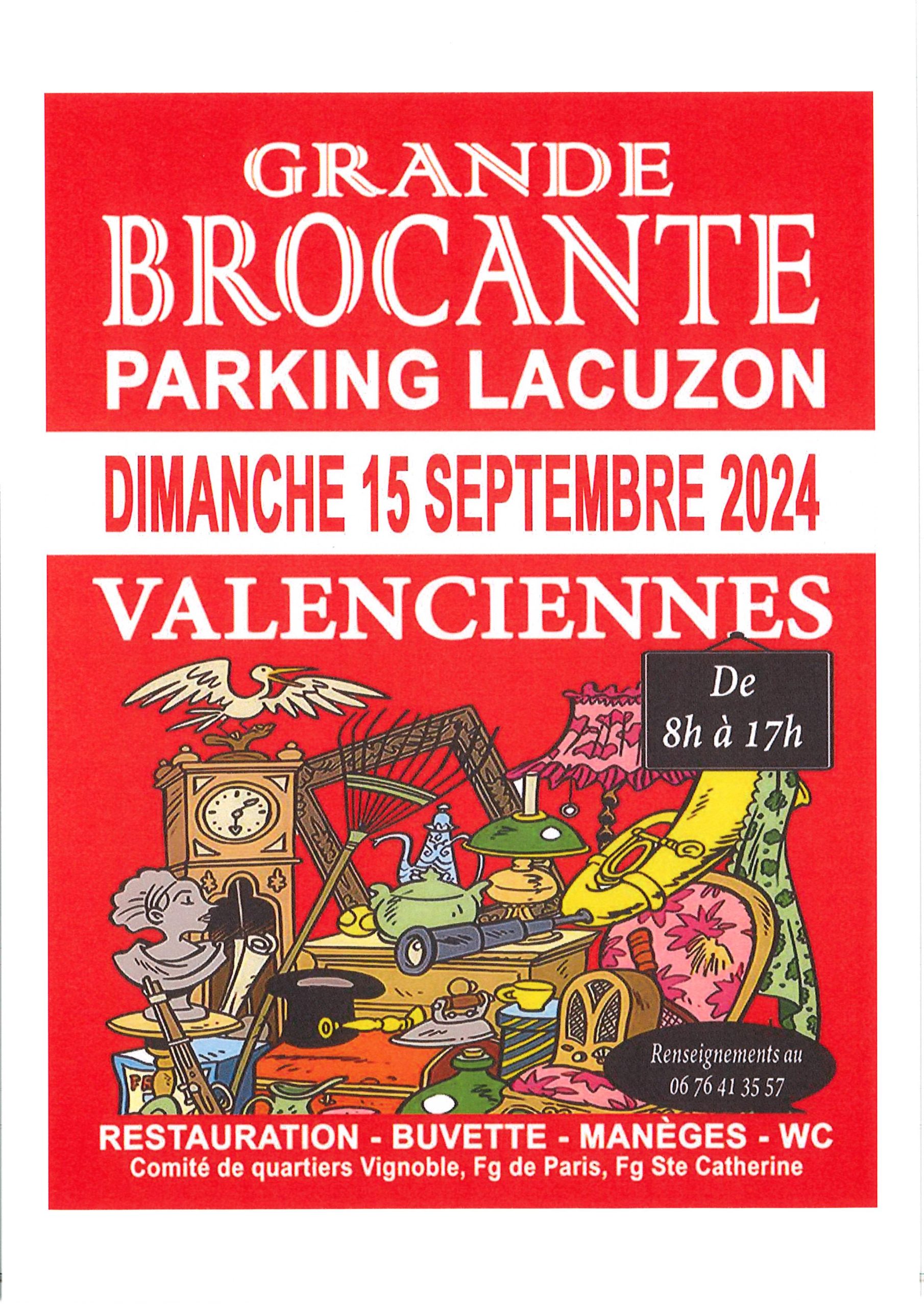 Brocante du parking Lacuzon