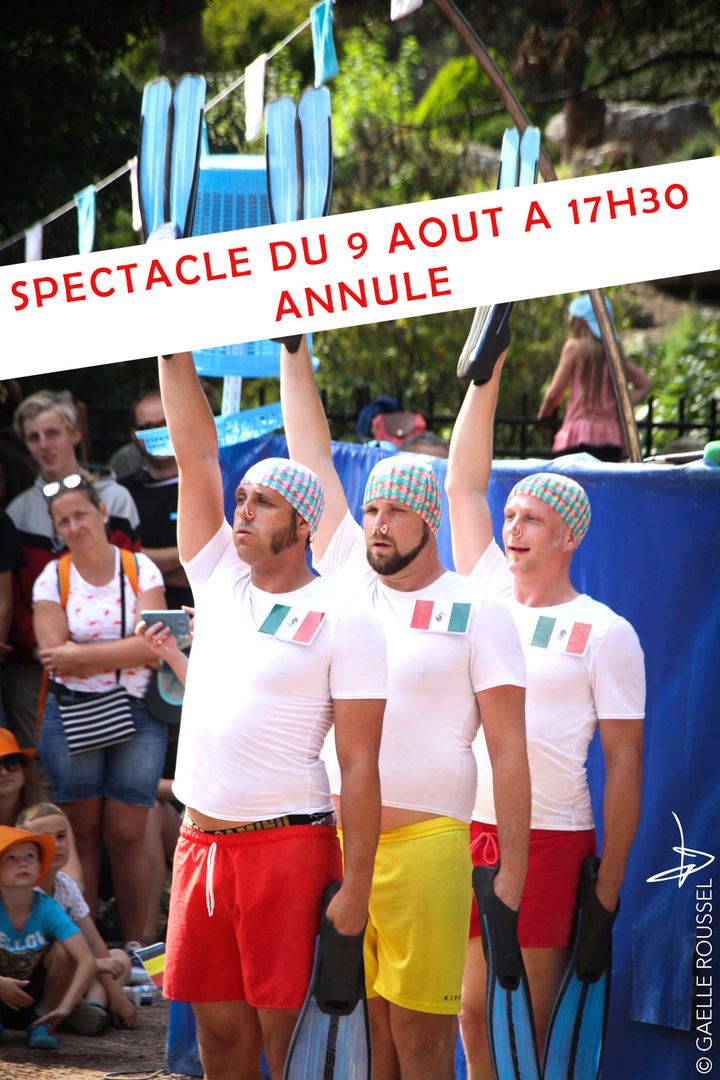 [INFO – Nos Quartiers d’Eté] 
Le Spectacle de rue « Championnat du monde d’aquatisme » par la compagnie La Bugne qui devait se dérouler ce vendredi 9 août à 17h30 est annulé. L’un des comédien du spectacle est malheureusement souffrant. 

👉𝗣𝗿𝗼𝗴𝗿𝗮𝗺𝗺𝗲 𝗱𝗲𝘀 𝗾𝘂𝗮𝗿𝘁𝗶𝗲𝗿𝘀 𝗱’𝗲́𝘁𝗲́ : https://www.valenciennes.fr/agenda/nos-quartiers-dete/