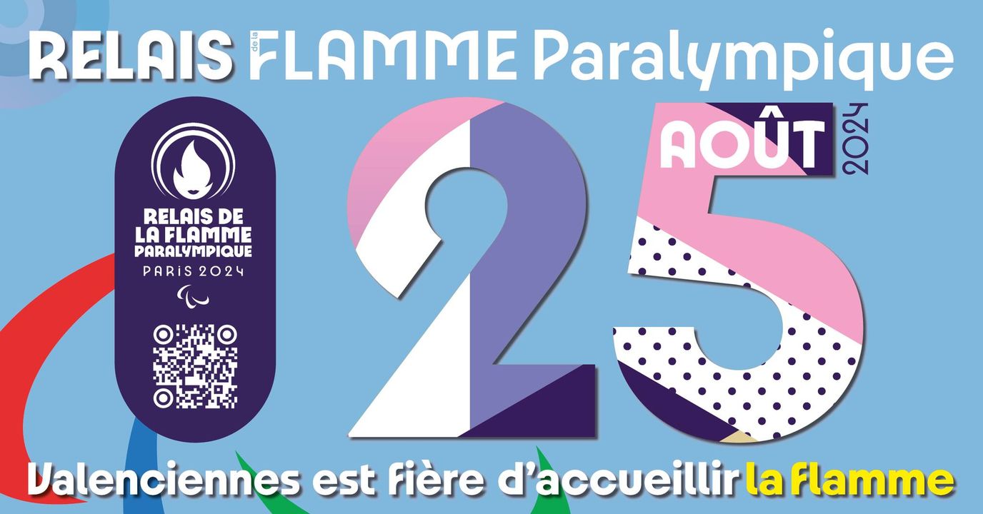 [🔥 RELAIS FLAMME PARALYMPIQUE – 25 août 🔥] Aujourd’hui, parlons des 𝗮𝗻𝗶𝗺𝗮𝘁𝗶𝗼𝗻𝘀 𝘀𝘂𝗿 𝗹𝗲 𝗽𝗮𝗿𝗰𝗼𝘂𝗿𝘀 𝗱𝗲 𝗹𝗮 𝗳𝗹𝗮𝗺𝗺𝗲, proposées par les partenaires et associations Valenciennoises. 
𝗔 𝗽𝗿𝗼𝗴𝗿𝗮𝗺𝗺𝗲 : la danse des JO avec Eric Koloko Dance Show – gym acrobatique avec Val’Acro – Gymnastique Acrobatique – zumba avec Val Gym – Rock step, kick-ball change, coaster-step; boccia, handi-judo, handi-rugby, …

ℹ 𝗣𝗼𝘂𝗿 + 𝗱’𝗶𝗻𝗳𝗼𝘀 :
🔹 𝙡𝙚 𝙨𝙞𝙩𝙚 𝙙𝙚 𝙡𝙖 𝙫𝙞𝙡𝙡𝙚 👉 https://terredesports.valenciennes.fr/relais-de-la-flamme/village-de-la-flamme
🔹 𝙡𝙚 𝙡𝙞𝙚𝙣 𝙙𝙚 𝙡’𝙚́𝙫𝙚́𝙣𝙚𝙢𝙚𝙣𝙩 👉 https://www.facebook.com/share/cLEK7oeknNLY71BZ/
#JO2024 #JeuxParalympiques #relaisdelaflamme