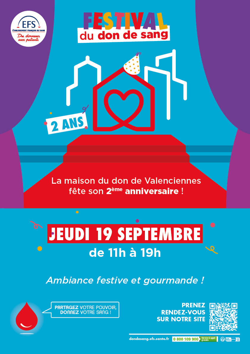 La maison du don de Valenciennes fête son 2ème anniversaire