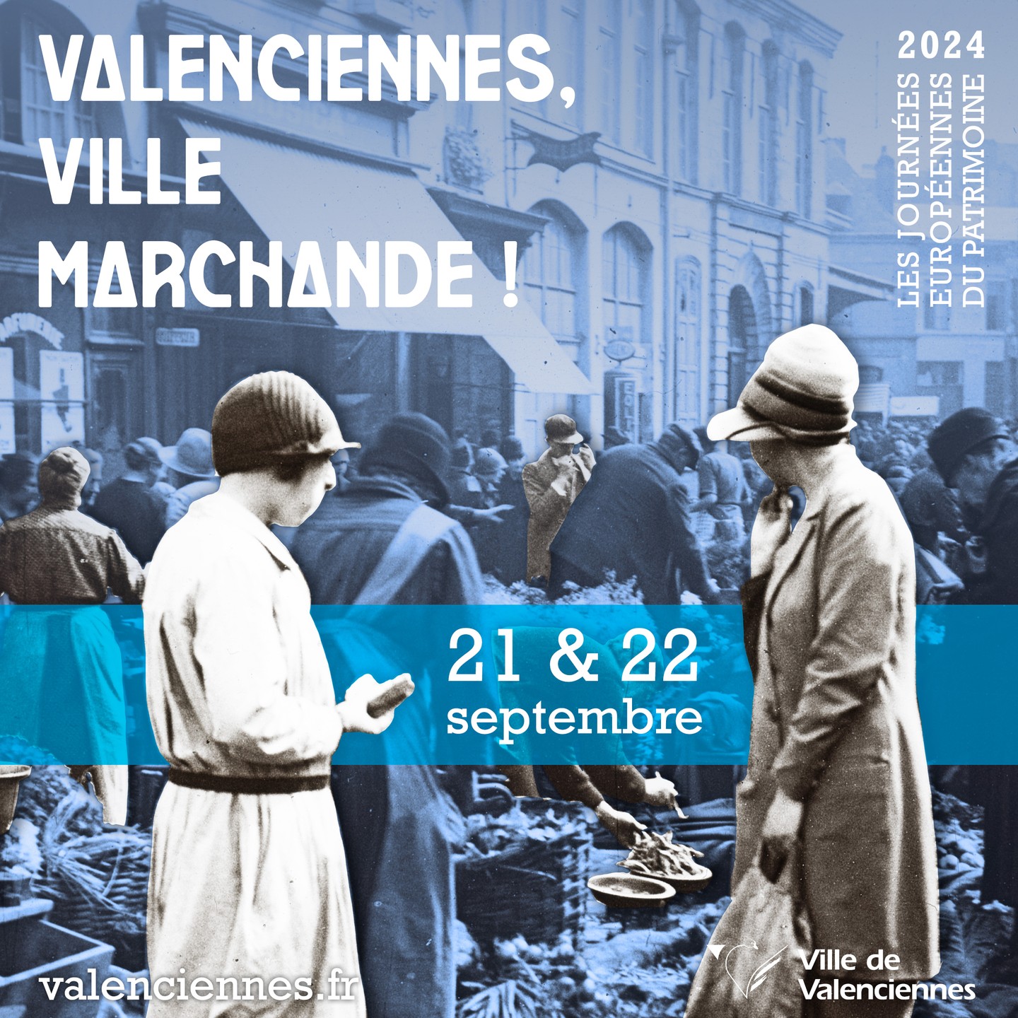 Les Journées Européennes du Patrimoine sont l’occasion de mettre en avant les lieux, les projets, les services et les bénévoles qui se mobilisent quotidiennement.

L’édition 2024 aura pour thème Valenciennes, ville marchande !

Retrouvez la programmation dans l’agenda du site www.valenciennes.fr

#valenciennes_maville #journeeseuropeenesdupatrimoine #patrimoine #culture