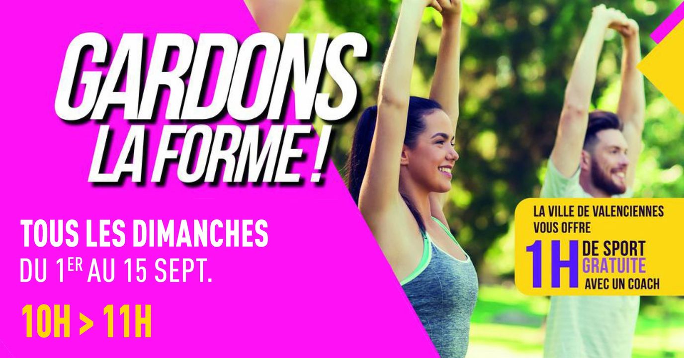 [𝗚𝗔𝗥𝗗𝗢𝗡𝗦 𝗟𝗔 𝗙𝗢𝗥𝗠𝗘 – RAPPEL👟👟] Pour la team du dimanche, RDV : 
📌 Au jardin Jacques Chirac, parc des prix de Rome, les dimanches du 1er au 15 septembre de 10h à 11h,
ℹ️ S’il pleut, le cours est maintenu au 𝗰𝗼𝗺𝗽𝗹𝗲𝘅𝗲 𝗙𝗼𝗿𝘁 𝗠𝗶𝗻𝗶𝗾𝘂𝗲, 𝗹𝗲 𝗱𝗶𝗺𝗮𝗻𝗰𝗵𝗲 𝗱𝗲 𝟭𝟬𝗵 𝗮̀ 𝟭𝟭𝗵,
😉 on vous attend nombreux 🤩