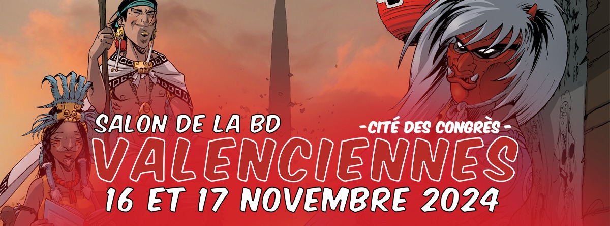 [🗯 SALON DE LA BD 🗯] L’ouverture du Salon international de la BD à Valenciennes approche🎉 RDV les 16 et 17 novembre à la Cité des Congrès Valenciennes pour rencontrer + de 60 auteurs français et internationaux mais aussi des expos, des exposants et de nombreuses animations. 
💭 Réservez dès maintenant votre place en ligne (sans frais) pour un week-end inoubliable à la Cité des Congrès de Valenciennes : https://www.helloasso.com/associations/val-en-bulles/evenements/17e-salon-international-de-la-bd-a-valenciennes
💬 Retrouvez toutes les informations sur www.valenbulles.fr