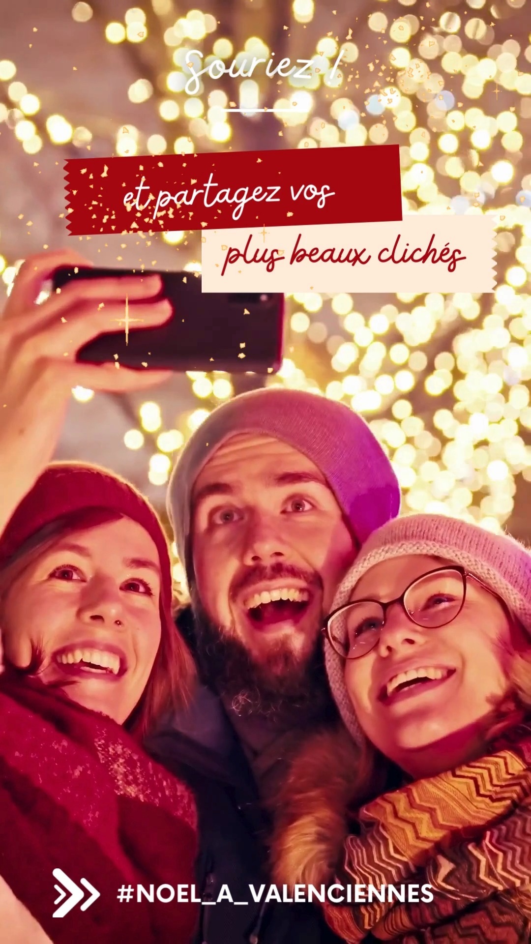 🎄 Partagez vos plus beaux selfies de Noël ! 🎄

La période des fêtes est le moment idéal pour capturer des souvenirs magiques alors pourquoi ne pas immortaliser ces instants précieux avec de magnifiques selfies de Noël ? 

N’oubliez pas de partager vos plus beaux clichés avec le #noel_a_valenciennes. C’est une excellente façon de diffuser la joie des fêtes !

Alors, sortez vos téléphones, souriez et capturez la magie de Noël ! 📸✨
.
.
.
#noel #noel_a_valenciennes #valenciennesmetropole #valenciennestourisme #festivités #illuminationsdenoel #chalet #touslesvalenciennoisici #tlvi #nordpasdecalais #hdf_en_photos #hautsdefrance #departement59 #monnordenor #igersvalenciennes #Nord #nordmylove