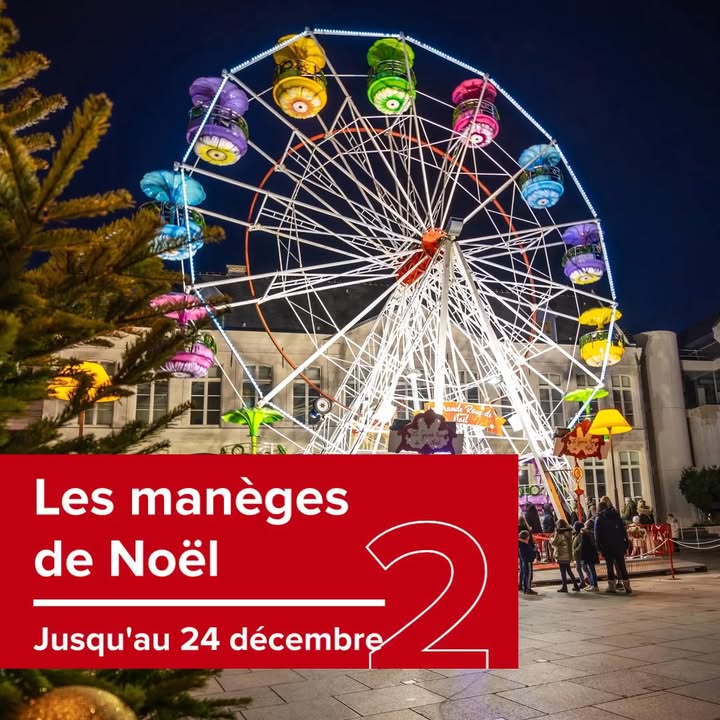 [🎄🎅 PLACE À NOËL 🎅🎅] place à l’émerveillement 🤩 
Ce weekend venez profiter du village de Noël, des commerçants, des manèges et des animations 😉
ℹ 𝗣𝗼𝘂𝗿 𝗻𝗲 𝗿𝗶𝗲𝗻 𝗿𝗮𝘁𝗲𝗿 👇
🎅 𝑽𝒐𝒊𝒄𝒊 𝒍𝒆 𝒑𝒓𝒐𝒈𝒓𝒂𝒎𝒎𝒆 : https://www.valenciennes.fr/place-a-noel/
🎅 𝑳𝒆 𝒍𝒊𝒆𝒏 𝒅𝒆 𝒍’𝒆́𝒗𝒆́𝒏𝒆𝒎𝒆𝒏𝒕 : https://fb.me/e/2edNlJuRc

𝗛𝗢 ! 𝗛𝗢 ! 𝗛𝗢 ! 𝗢𝗻 𝘃𝗼𝘂𝘀 𝗮𝘁𝘁𝗲𝗻𝗱 𝗻𝗼𝗺𝗯𝗿𝗲𝘂𝘅 😉
#valenciennes_maville #noël #marchédenoël #villagedenoel