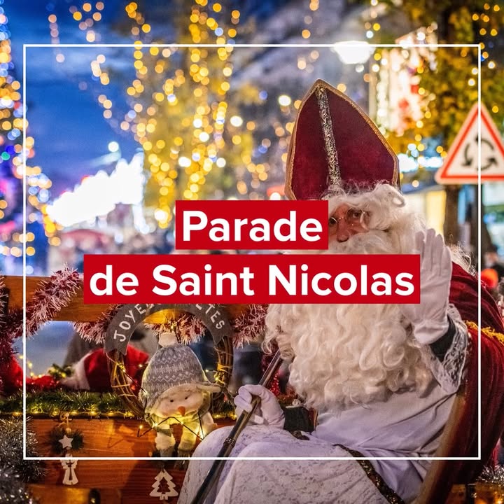 [🎅 PLACE À NOËL 🎅] 𝗥𝗲𝗻𝗱𝗲𝘇-𝘃𝗼𝘂𝘀 𝗮̀ 𝟭𝟳𝗵 𝗮𝘂 𝗣𝗮𝘀𝘀𝗮𝗴𝗲 𝗱𝗲 𝗹’𝗔𝗿𝘀𝗲𝗻𝗮𝗹 𝗽𝗼𝘂𝗿 𝘃𝗶𝘃𝗿𝗲 𝗹𝗮 𝗺𝗮𝗴𝗶𝗲 𝗱𝗲 𝗹𝗮 𝗣𝗮𝗿𝗮𝗱𝗲 𝗱𝗲 𝗦𝗮𝗶𝗻𝘁-𝗡𝗶𝗰𝗼𝗹𝗮𝘀 ! 🎅✨
Venez rencontrer Saint-Nicolas, accompagné de son fidèle âne, qui vous offrira de délicieuses friandises. Vous serez émerveillés par la déambulation féerique des chevaux lumineux, entourés de la joyeuse fanfare de Dutemple et des Toons.
✨ Ne manquez pas cette expérience inoubliable et partagez un moment magique en famille ou entre amis. 🎶🎉