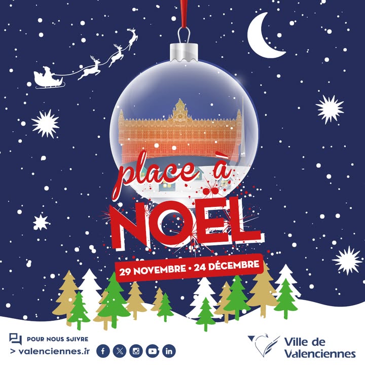 [RETOUR EN 📸] sur votre 1er week-end de fête🎄🎅 à Valenciennes ! 
C’est parti pour un mois magique…