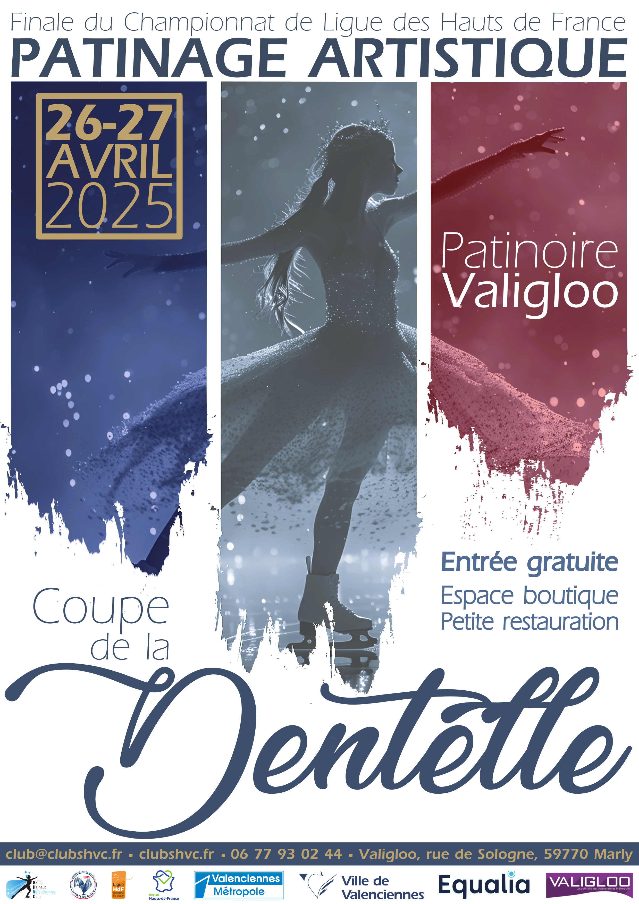 Finale du Championnat de ligue des Hauts de France de patinage artistique