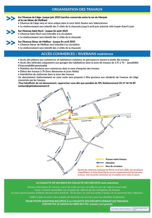 [🚧 INFO TRAVAUX 🚧] 𝗟𝗲𝘀 𝘁𝗿𝗮𝘃𝗮𝘂𝘅 𝗱𝗲 𝗿𝗲𝗾𝘂𝗮𝗹𝗶𝗳𝗶𝗰𝗮𝘁𝗶𝗼𝗻 𝗱𝘂 𝗾𝘂𝗮𝗿𝘁𝗶𝗲𝗿 𝗱𝗲 𝗹’𝗮𝘃𝗲𝗻𝘂𝗲 𝗱𝗲 𝗟𝗶𝗲̀𝗴𝗲 𝘀𝗲 𝗽𝗼𝘂𝗿𝘀𝘂𝗶𝘃𝗲𝗻𝘁 ! 🛠️

ℹ À partir du 6 janvier, voici les nouvelles informations concernant l’organisation des travaux. 

🔽 + de détails ci-dessous 👇