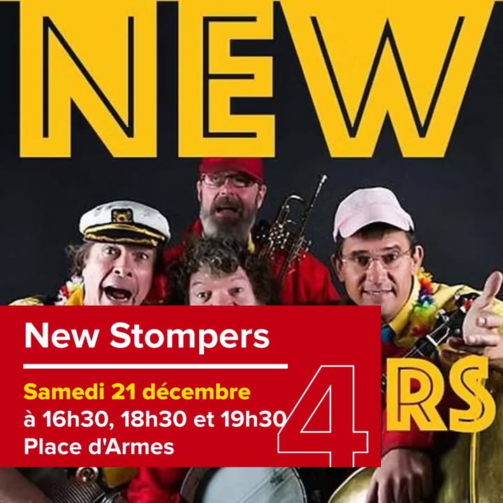 [🎄🎅 PLACE À NOËL 🎅🎅] Ce weekend venez profiter du village de Noël (place d’Armes et square des Wantiers), des commerçants, des manèges et des animations 😉
𝗔𝘂 𝗽𝗿𝗼𝗴𝗿𝗮𝗺𝗺𝗲 :

🎅 𝗦𝗮𝗺𝗲𝗱𝗶 𝟮𝟭 𝗱𝗲́𝗰𝗲𝗺𝗯𝗿𝗲
✨ « NEW Stompers » : un show éblouissant alliant pastiches, sketchs délirants et improvisations surprenantes, entre musique et théâtre de rue. Un spectacle pour toute la famille !

✨ La nocturne des commerçants : Flânez dans le village de Noël et profitez d’une ambiance chaleureuse

🎅 𝗗𝗶𝗺𝗮𝗻𝗰𝗵𝗲 𝟮𝟮 𝗱𝗲́𝗰𝗲𝗺𝗯𝗿𝗲
✨ Le groupe « The Song’s » : Venez vibrer au rythme de leurs chansons et pourquoi ne pas vous joindre à eux pour chanter vos classiques de Noël ? 🎶

✨ Venez nombreux pour vivre un weekend inoubliable et féerique ! ✨

ℹ 𝗣𝗼𝘂𝗿 𝗻𝗲 𝗿𝗶𝗲𝗻 𝗿𝗮𝘁𝗲𝗿 👇
🎅 𝑽𝒐𝒊𝒄𝒊 𝒍𝒆 𝒑𝒓𝒐𝒈𝒓𝒂𝒎𝒎𝒆 : https://www.valenciennes.fr/place-a-noel/
🎅 𝑳𝒆 𝒍𝒊𝒆𝒏 𝒅𝒆 𝒍’𝒆́𝒗𝒆́𝒏𝒆𝒎𝒆𝒏𝒕 : https://fb.me/e/2edNlJuRc
𝗛𝗢 ! 𝗛𝗢 ! 𝗛𝗢 ! 𝗢𝗻 𝘃𝗼𝘂𝘀 𝗮𝘁𝘁𝗲𝗻𝗱 𝗻𝗼𝗺𝗯𝗿𝗲𝘂𝘅 😉
#valenciennes_maville #noël #marchédenoël #villagedenoel