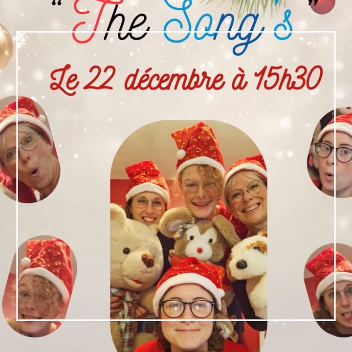 [🎅 PLACE À NOËL 🎅] 𝗩𝗲𝗻𝗲𝘇 𝘃𝗶𝘃𝗿𝗲 𝗹𝗮 𝗺𝗮𝗴𝗶𝗲 𝗱𝗲 𝗡𝗼𝗲̈𝗹 𝗮𝘃𝗲𝗰 𝗻𝗼𝘂𝘀 ! 🎄
🕒 𝟭𝗲𝗿 𝗥𝗗𝗩 𝗮̀ 𝟭𝟱𝗵𝟯𝟬 : Découvrez le groupe « The Song’s » et laissez-vous emporter par la chaleur de leurs chansons. Pourquoi ne pas les rejoindre pour chanter ensemble vos classiques de Noël ? 🎶
🕔 𝟮𝗲̀𝗺𝗲 𝗥𝗗𝗩 𝗱𝗲 𝟭𝟳𝗵 𝗮̀ 𝟮𝟬𝗵 : Prolongez la fête avec le groupe Dixieland et continuez de vibrer au rythme des airs festifs de Noël.

✨ Venez nombreux pour partager ce moment de joie musicale ! ✨