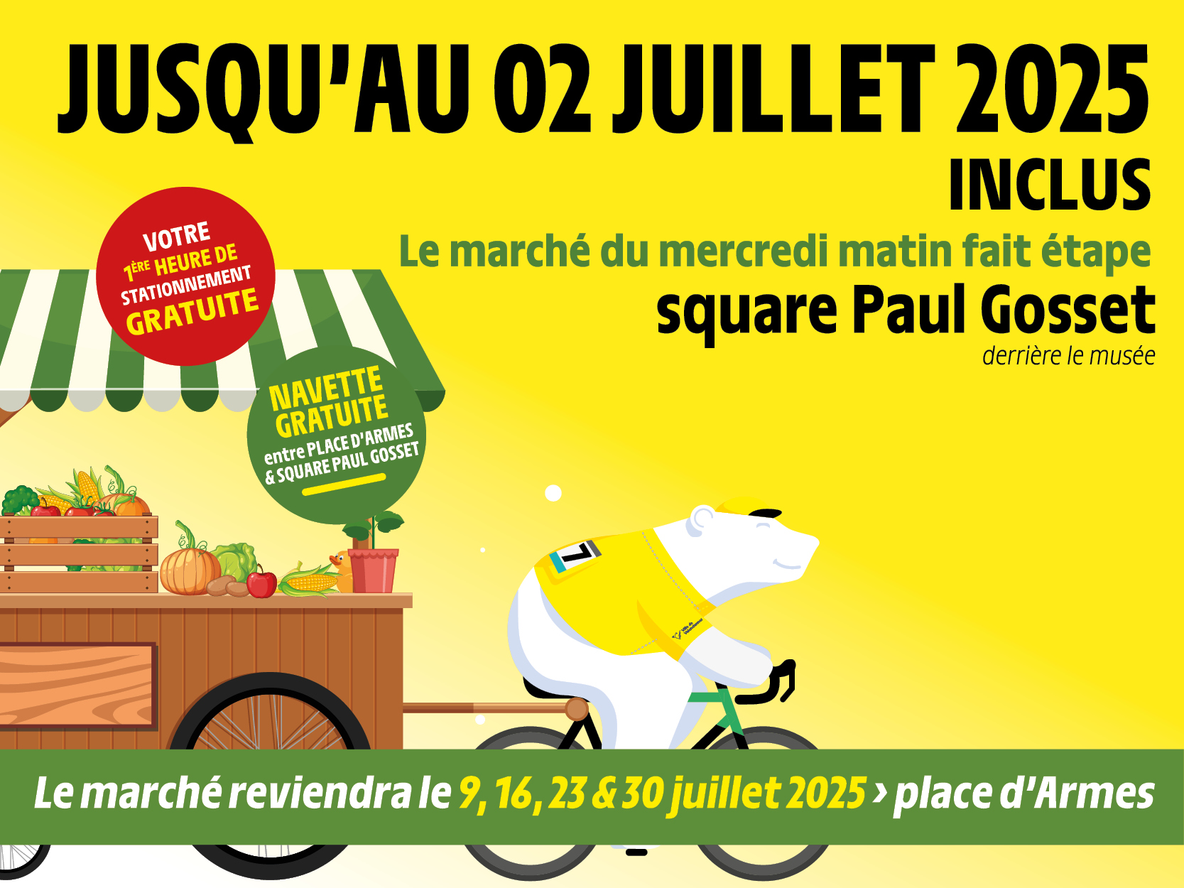 Déplacement du marché
